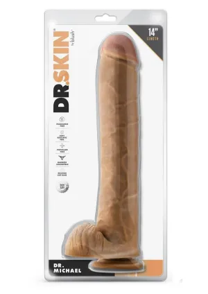 Dr. Skin Dr. Michael Dildo with Balls and Suction Cup