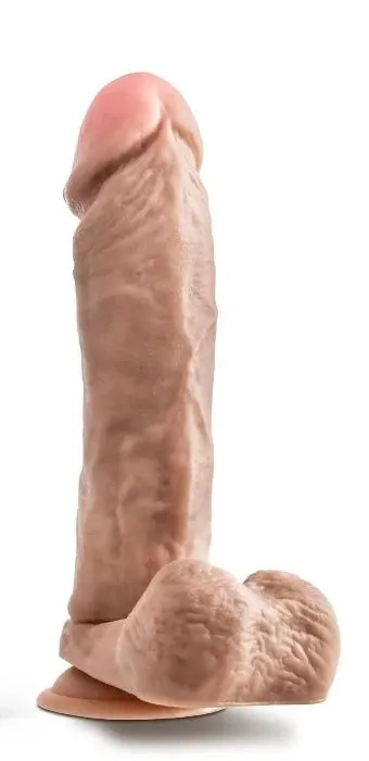 Dr. Skin ''Mr. Magic'' 9 Inch Dildo W/ Balls -Beige