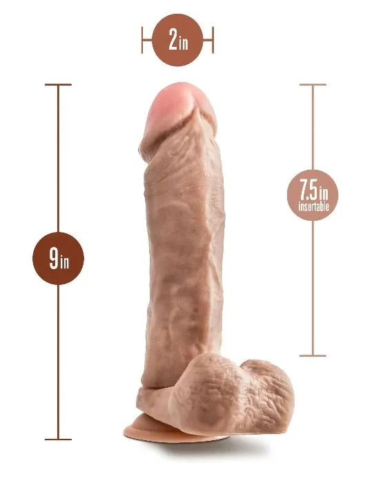 Dr. Skin ''Mr. Magic'' 9 Inch Dildo W/ Balls -Beige