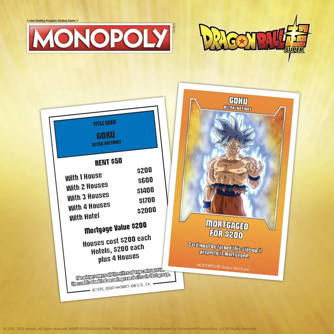 Dragon Ball Super Monopoly