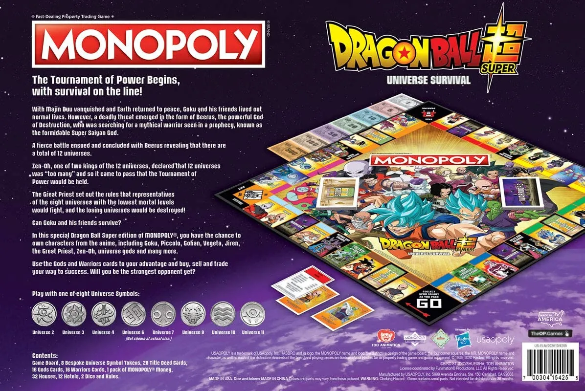 Dragon Ball Super Monopoly