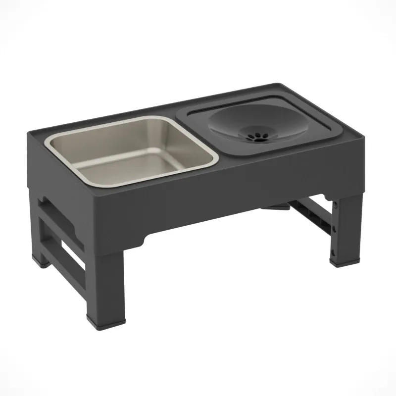 Elevated Slow Feeder Dog Bowl