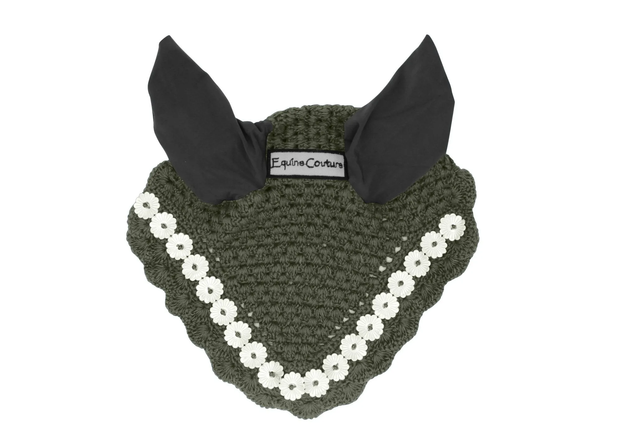 Equine Couture Floral Fly Bonnet