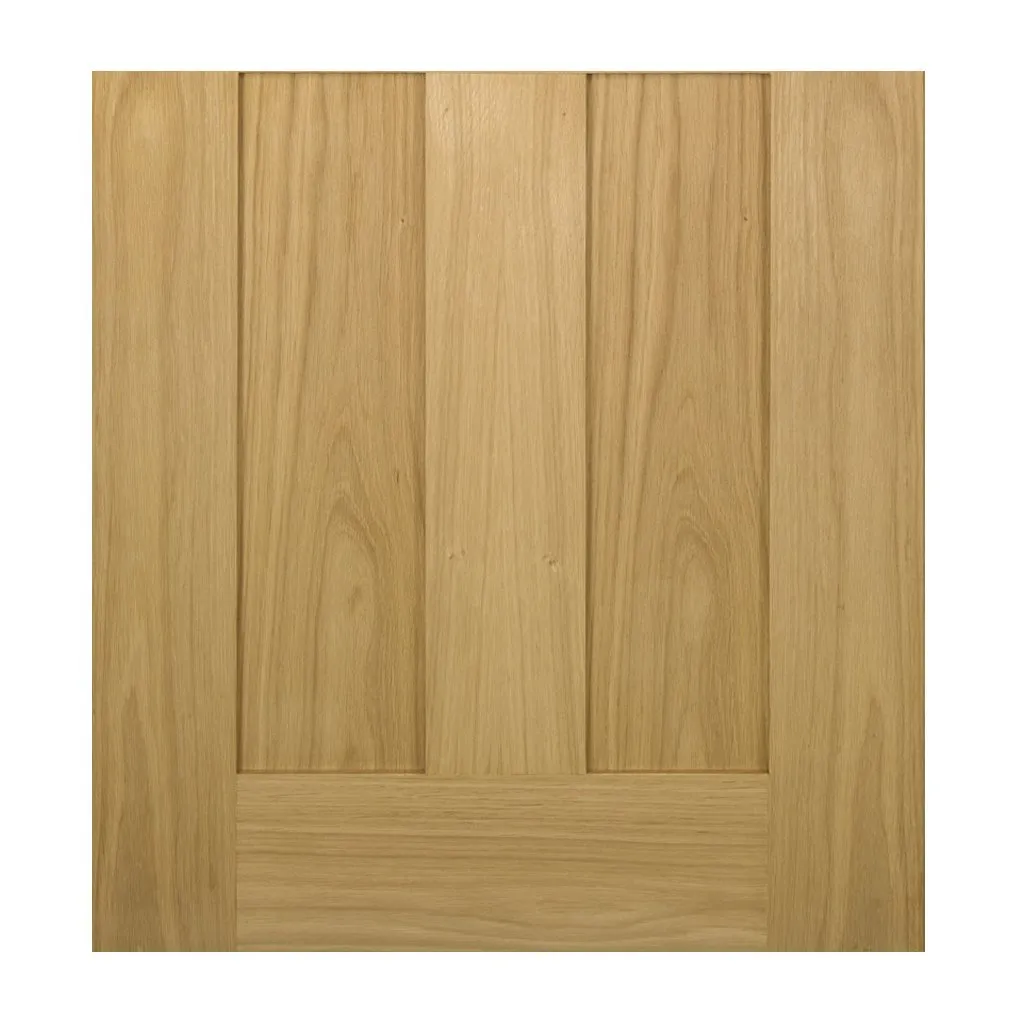 Eton Oak Absolute Evokit Double Pocket Doors - Clear Glass - Unfinished