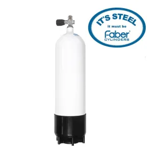 Faber 7L Steel Tank Cylinder with Din /K Valve (232 bar)