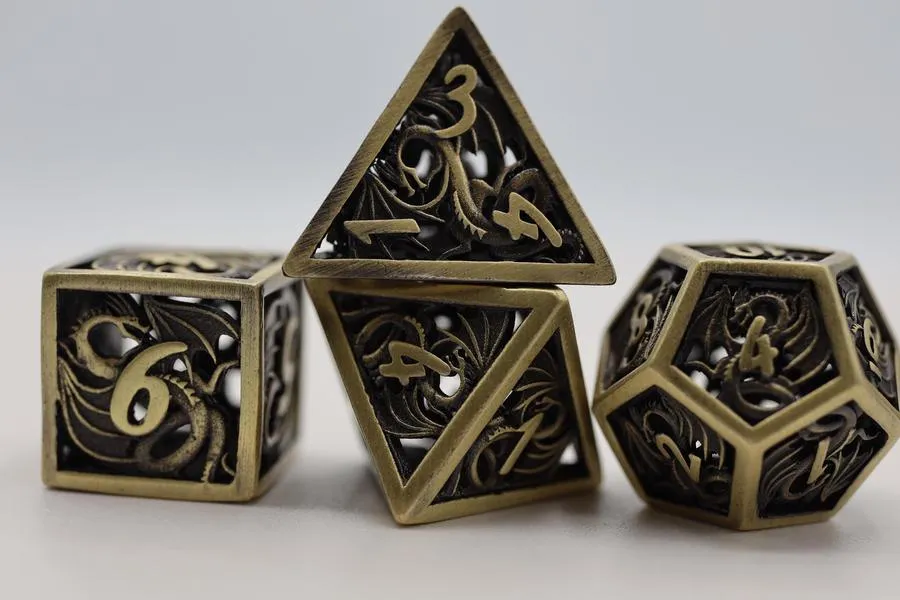 Foam Brain Metal Dice