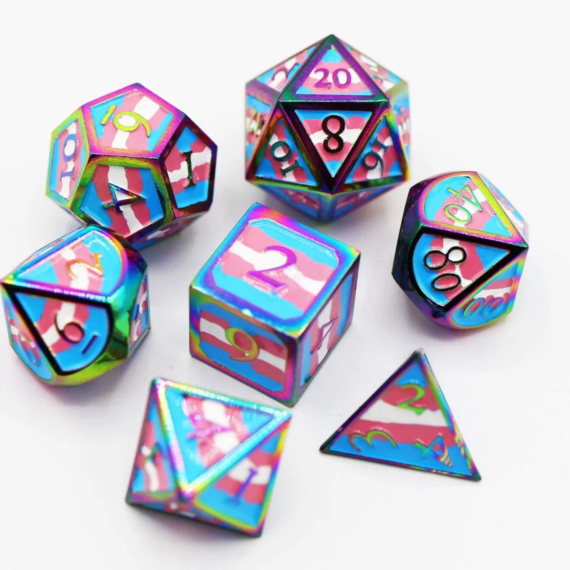 Foam Brain Metal Dice