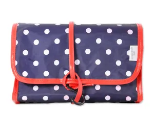 Foldable Travel Makeup Bag with Hook - Dot