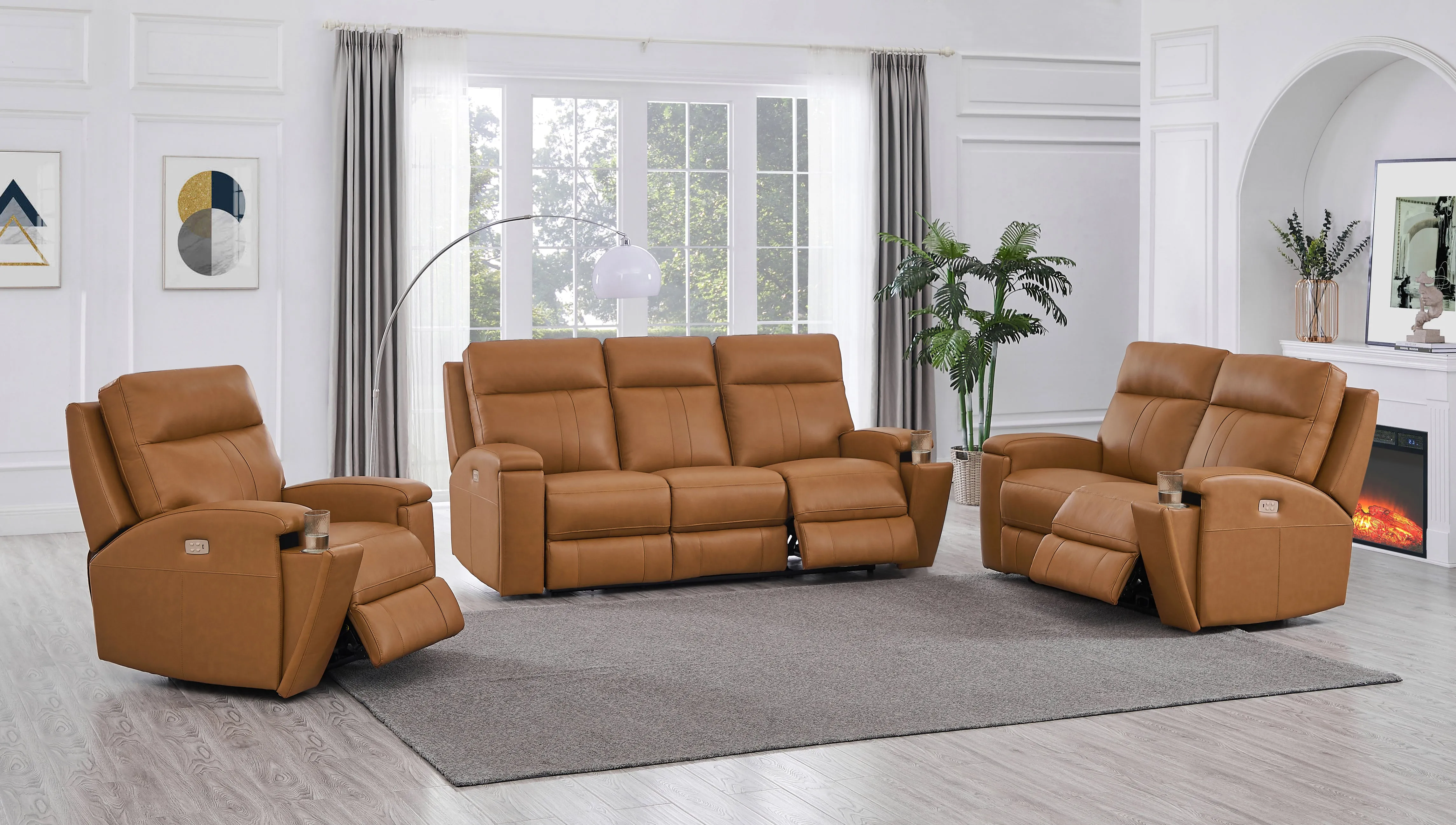 Frasier Top Grain Leather Power Reclining Collection