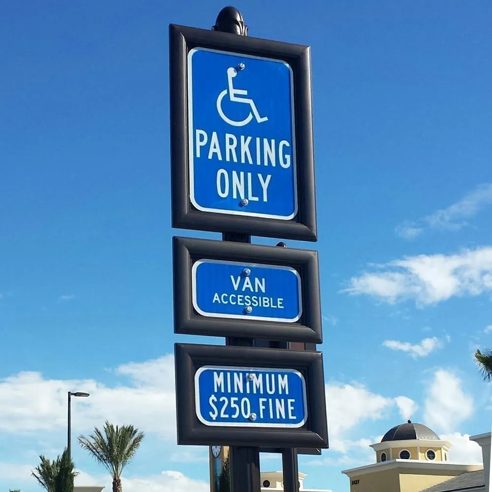 Handicap Accessible $250 Fine Sign