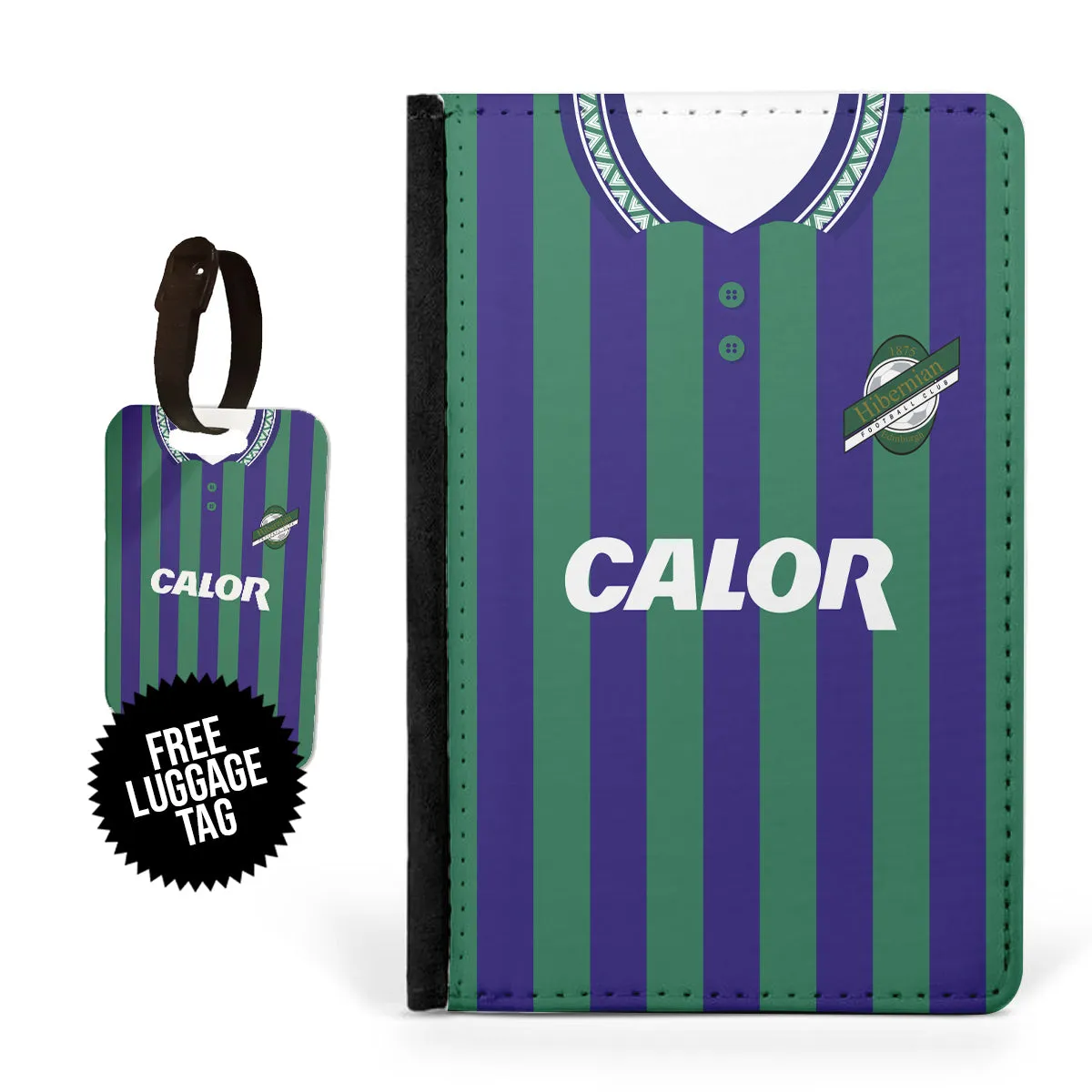 Hibernian 1996 Away Passport Case