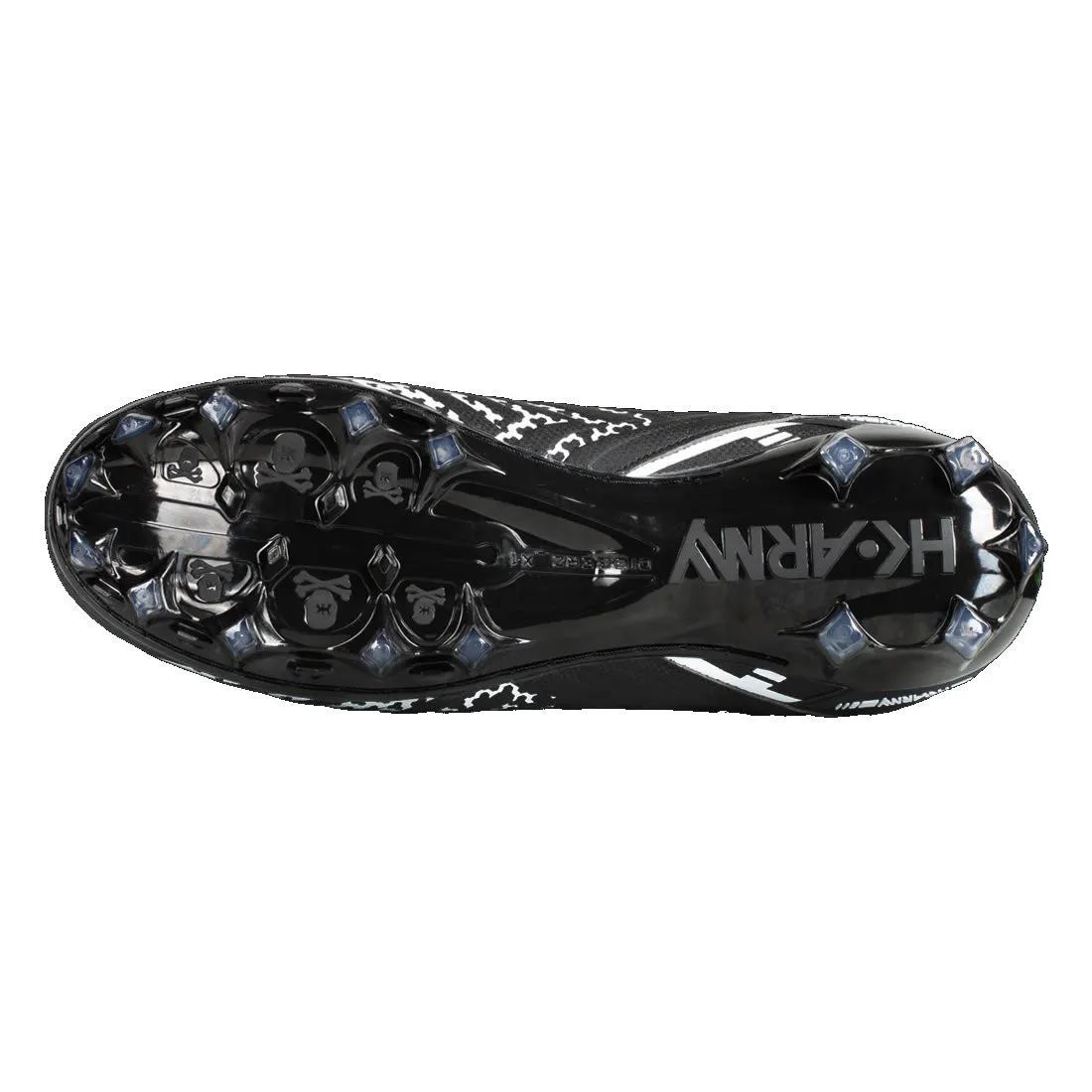 HK Army LT Diggerz X1 - Low Top Cleats - Black / White - Size 13