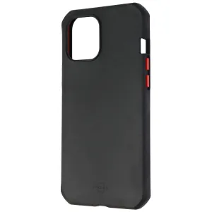 ITSKINS Supreme Solid Case for Apple iPhone 12 Pro Max - Black / Red Buttons