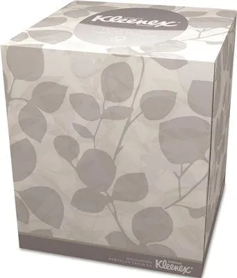 Kleenex Boutique White Facial Tissue' 2-Ply' Pop-Up Box' 95 Per Box' 36 Boxes Per Case