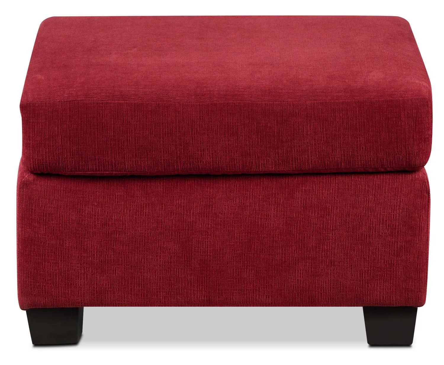 Knox Ottoman - Red