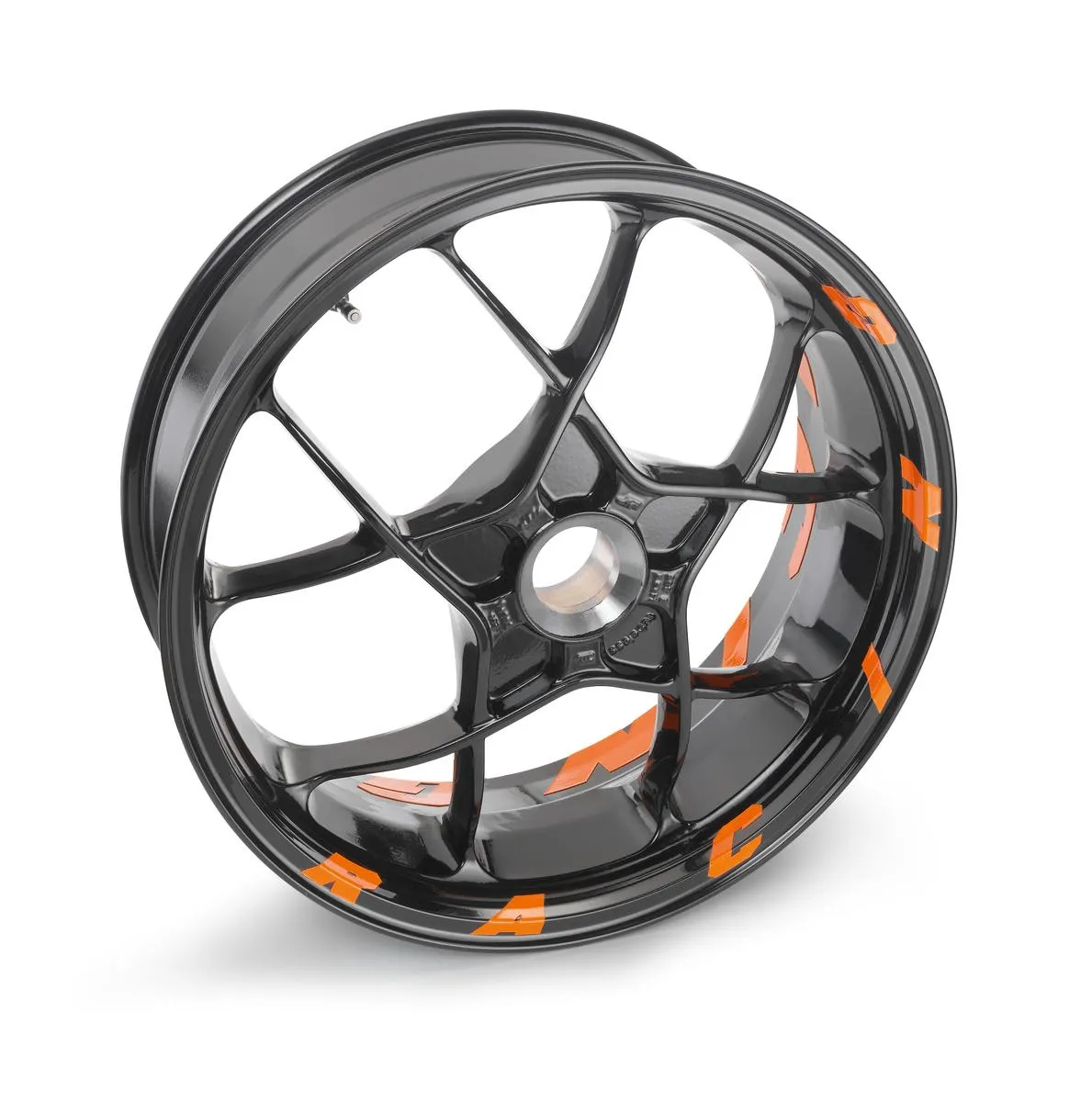 KTM "Racing" Rim Sticker Kit (Orange/White) Super Duke GT/R 2014-2024