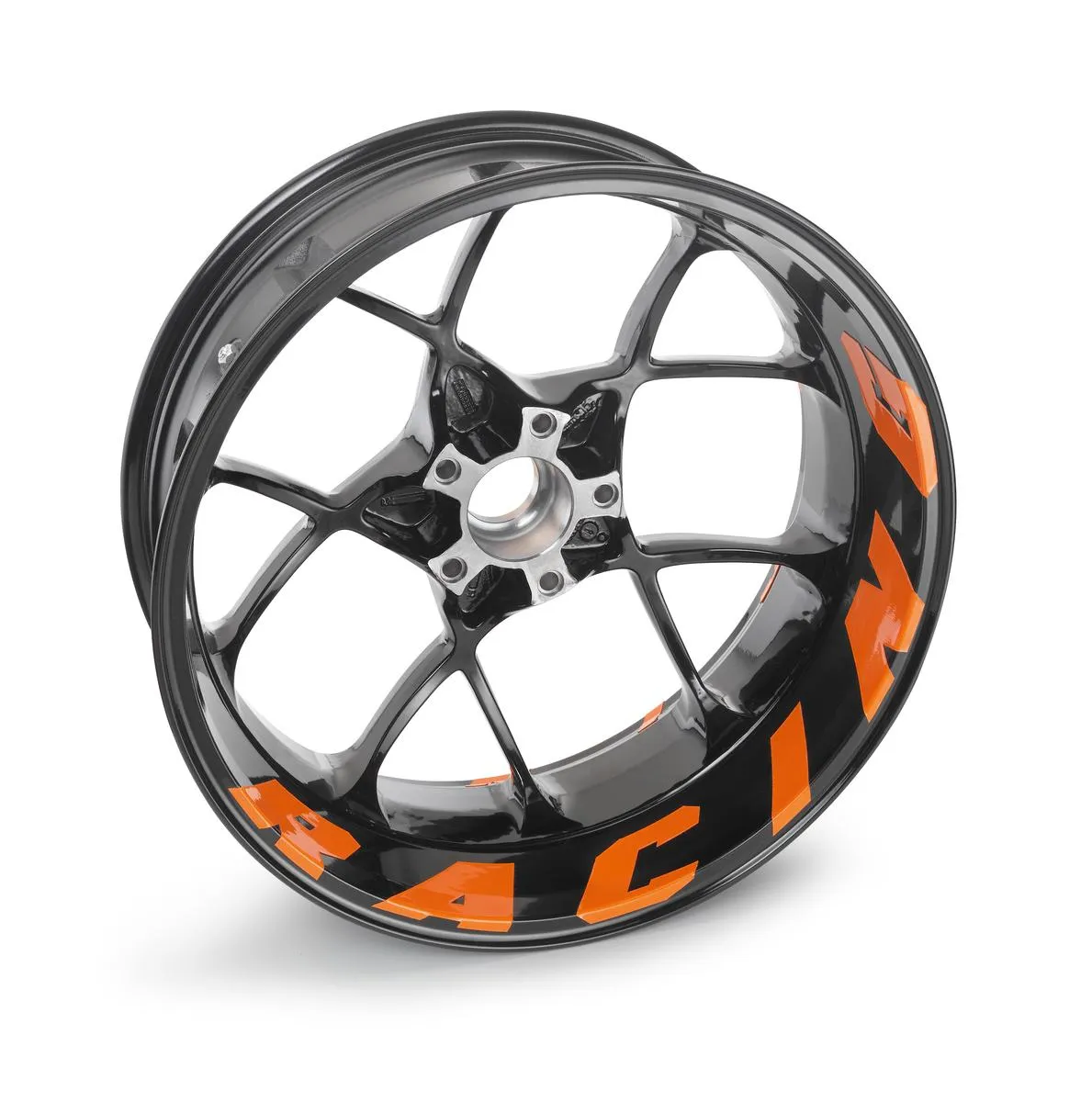 KTM "Racing" Rim Sticker Kit (Orange/White) Super Duke GT/R 2014-2024