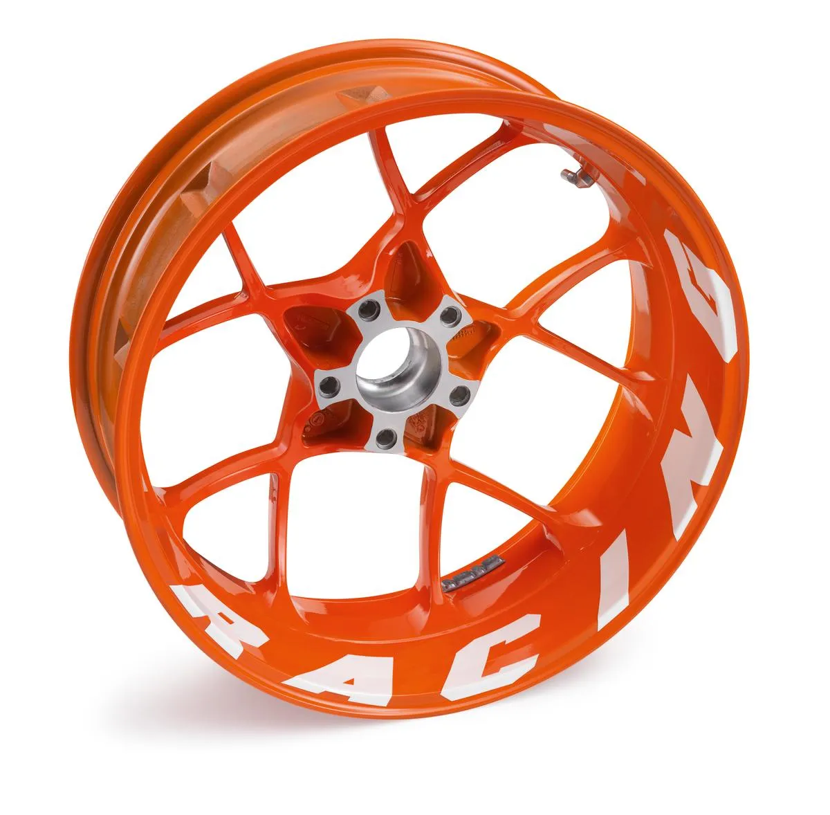 KTM "Racing" Rim Sticker Kit (Orange/White) Super Duke GT/R 2014-2024