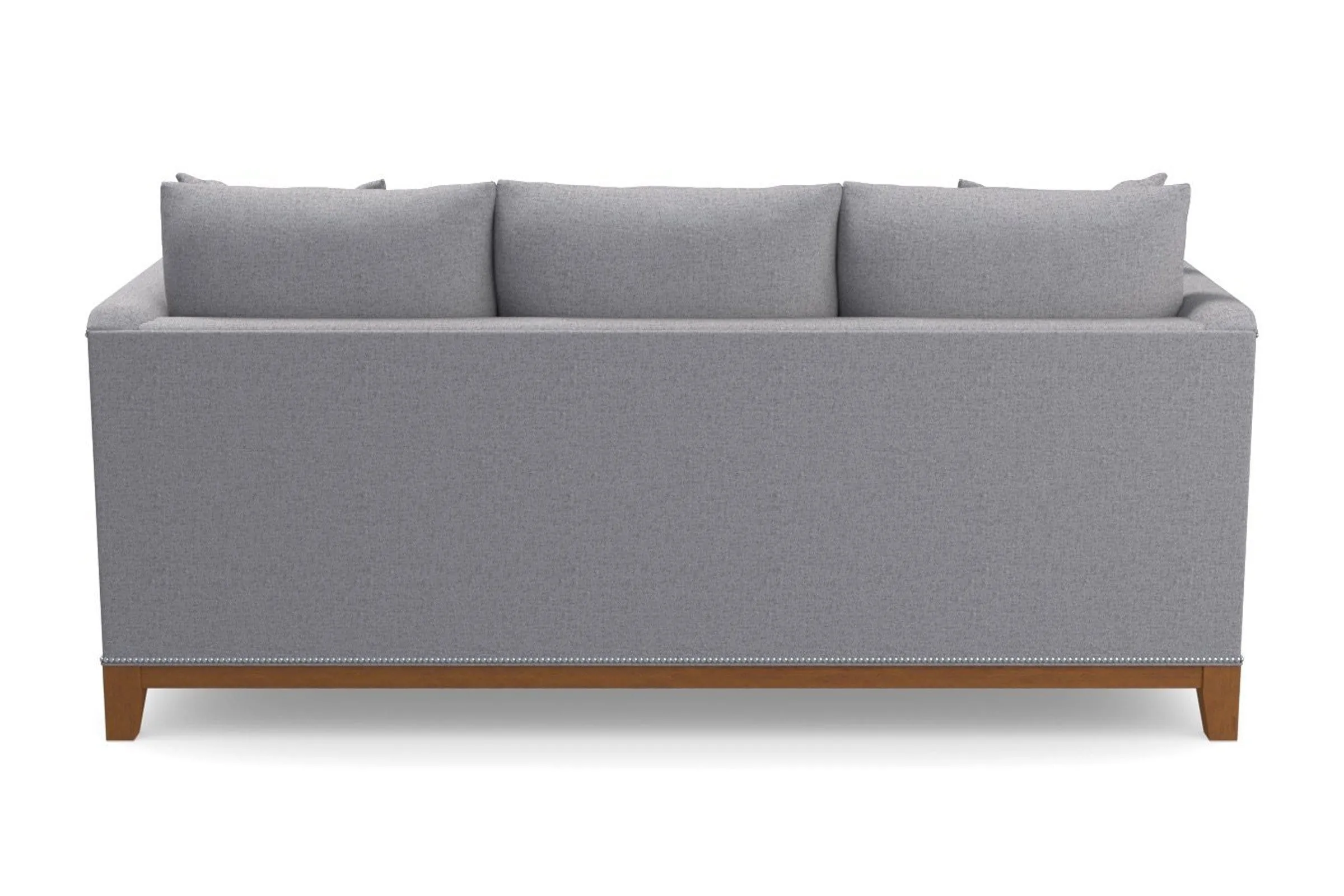 La Brea Reversible Chaise Sleeper Sofa Bed :: Leg Finish: Pecan / Sleeper Option: Memory Foam Mattress