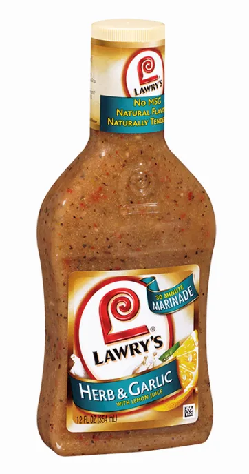 Lawry's Herb & Garlic Marinade 12oz (BEST BY: AUGUST 2024)