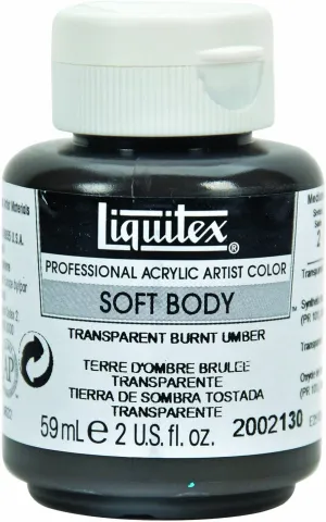 Liquitex Professional Soft Body Acrylic Paint Burnt Umber