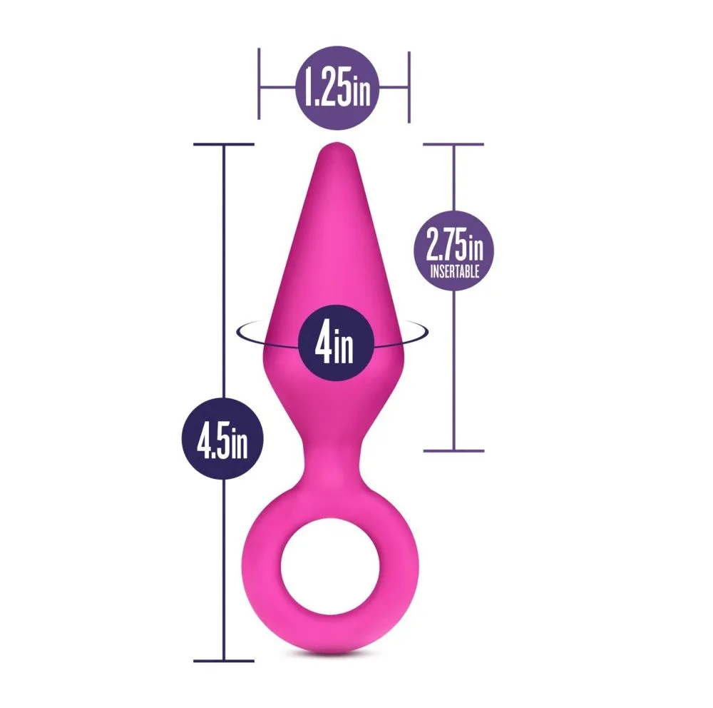 Luxe By Blush® | Candy Rimmer Fuchsia 4.5-Inch Anal Plug