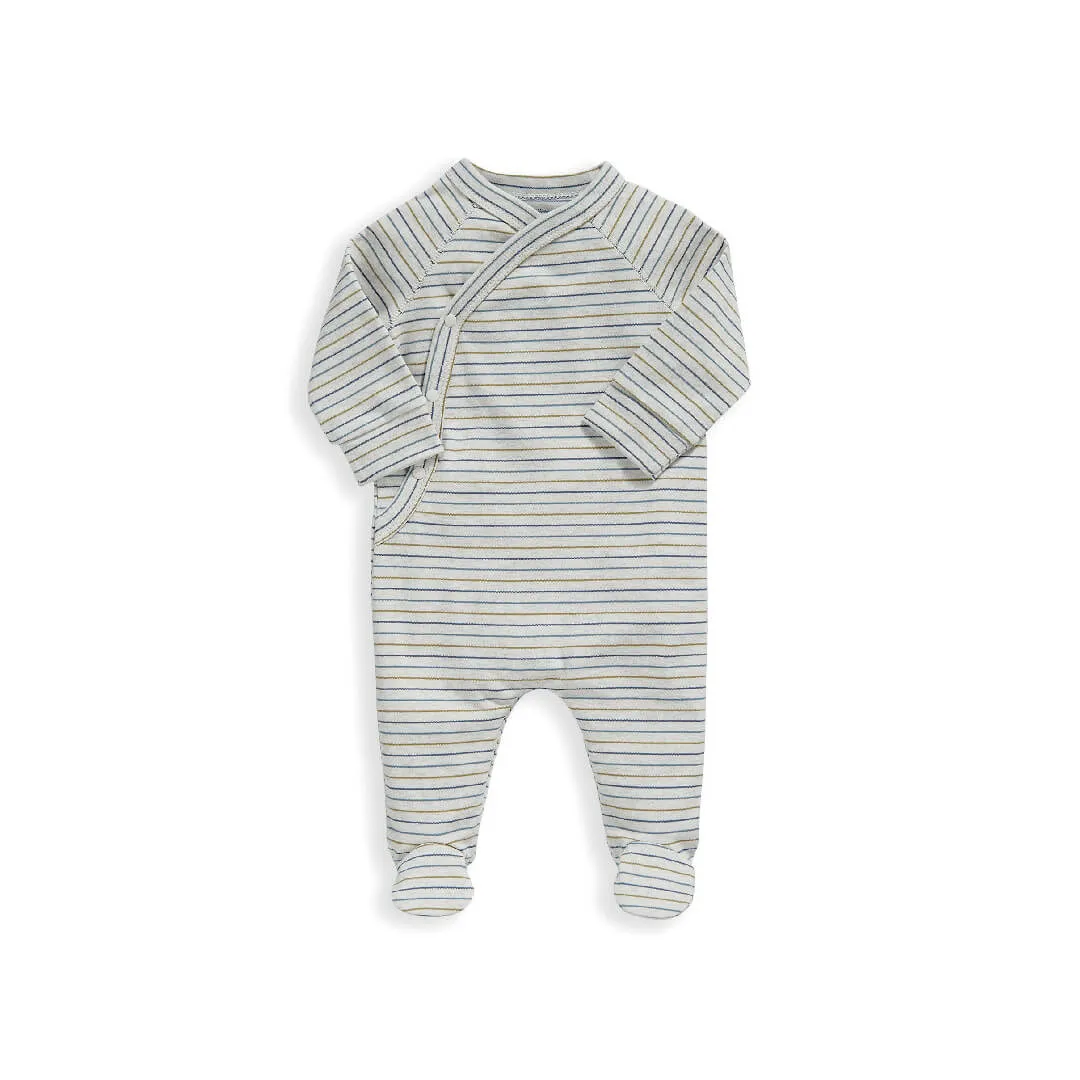 Mamas and Papas Stripe Wrap Onesie