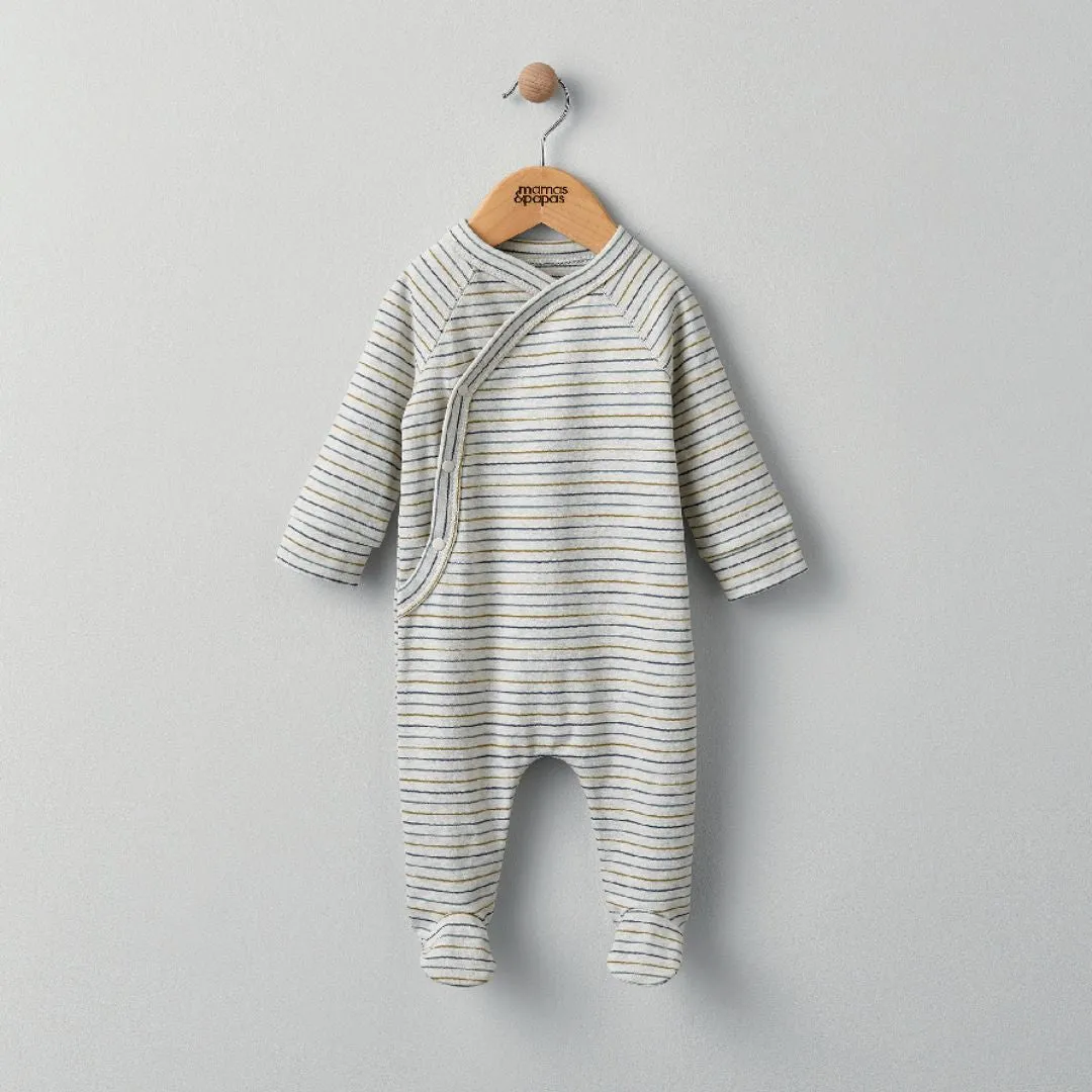 Mamas and Papas Stripe Wrap Onesie