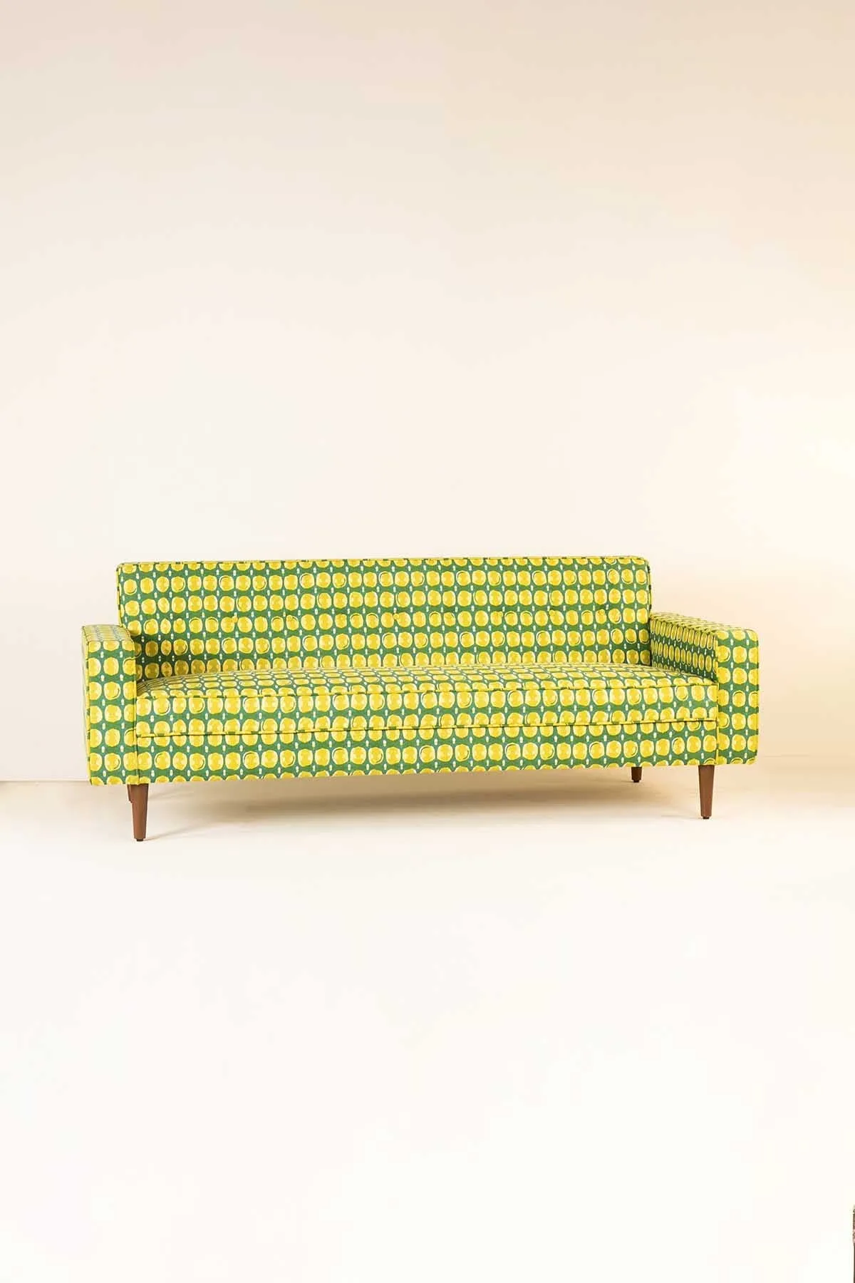 Marica Printed Upholstery Fabric (Green Pepper)