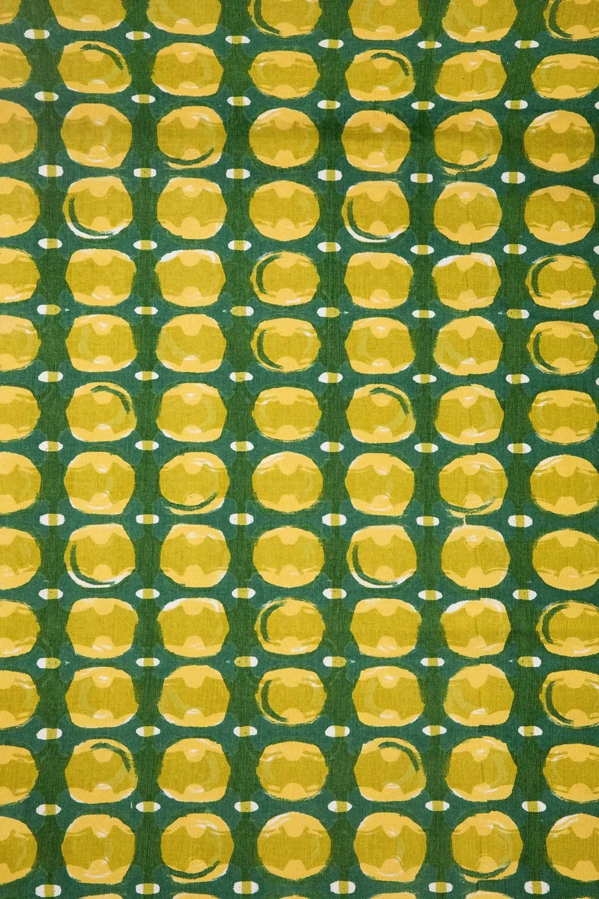 Marica Printed Upholstery Fabric (Green Pepper)