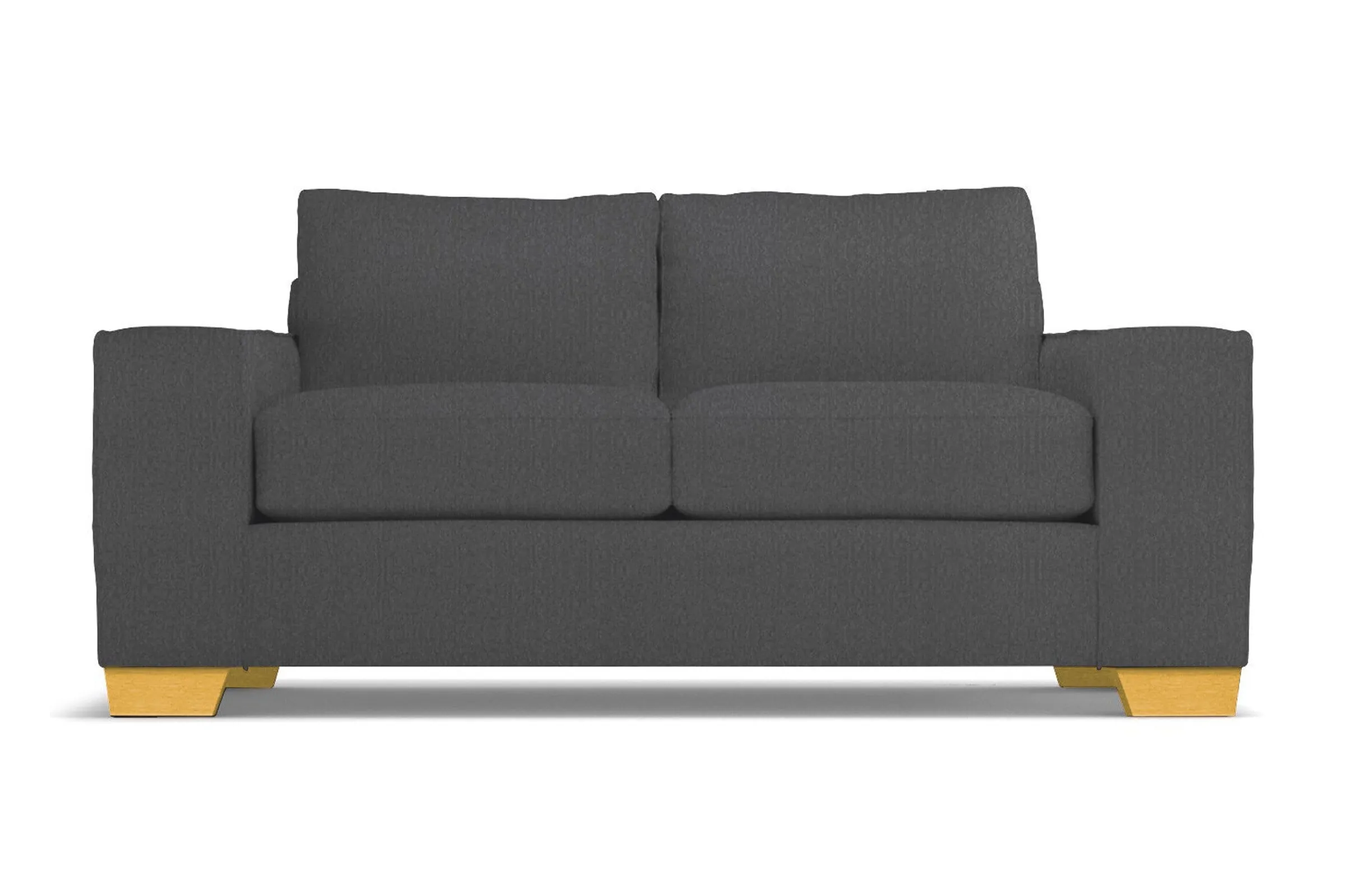 Melrose Twin Size Sleeper Sofa Bed :: Leg Finish: Natural / Sleeper Option: Memory Foam Mattress