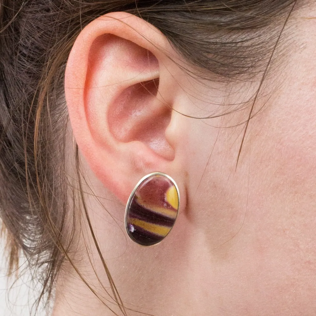 Mookaite Stud Earrings