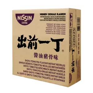 NISSIN Demae Ramen - Shoyu Tonkotsu 100g (Case 30)