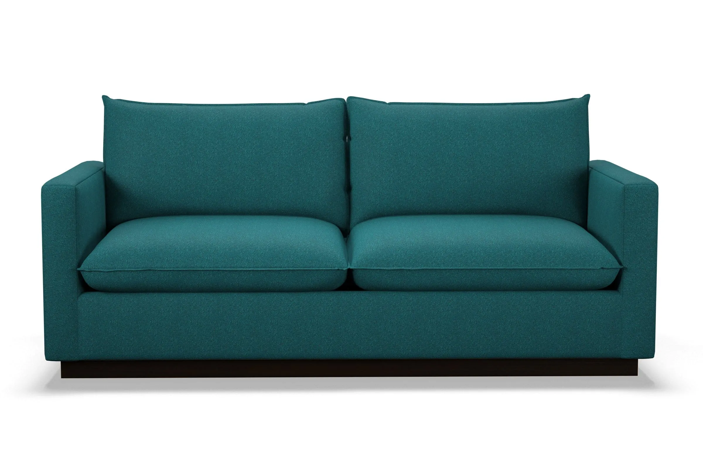 Olivia Queen Size Sleeper Sofa Bed :: Leg Finish: Espresso / Sleeper Option: Memory Foam Mattress