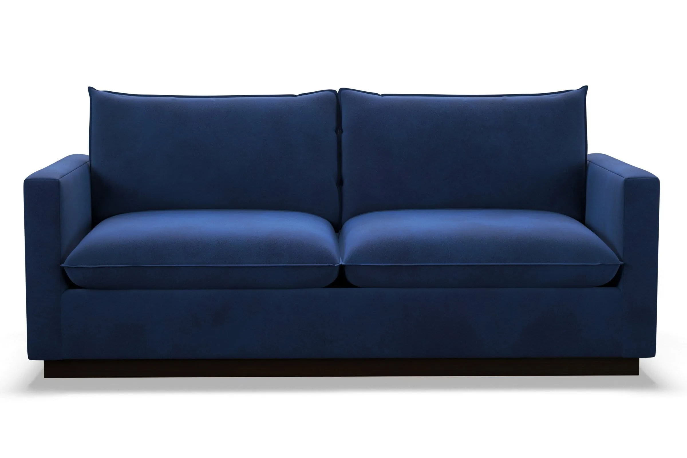 Olivia Queen Size Sleeper Sofa Bed :: Leg Finish: Espresso / Sleeper Option: Memory Foam Mattress