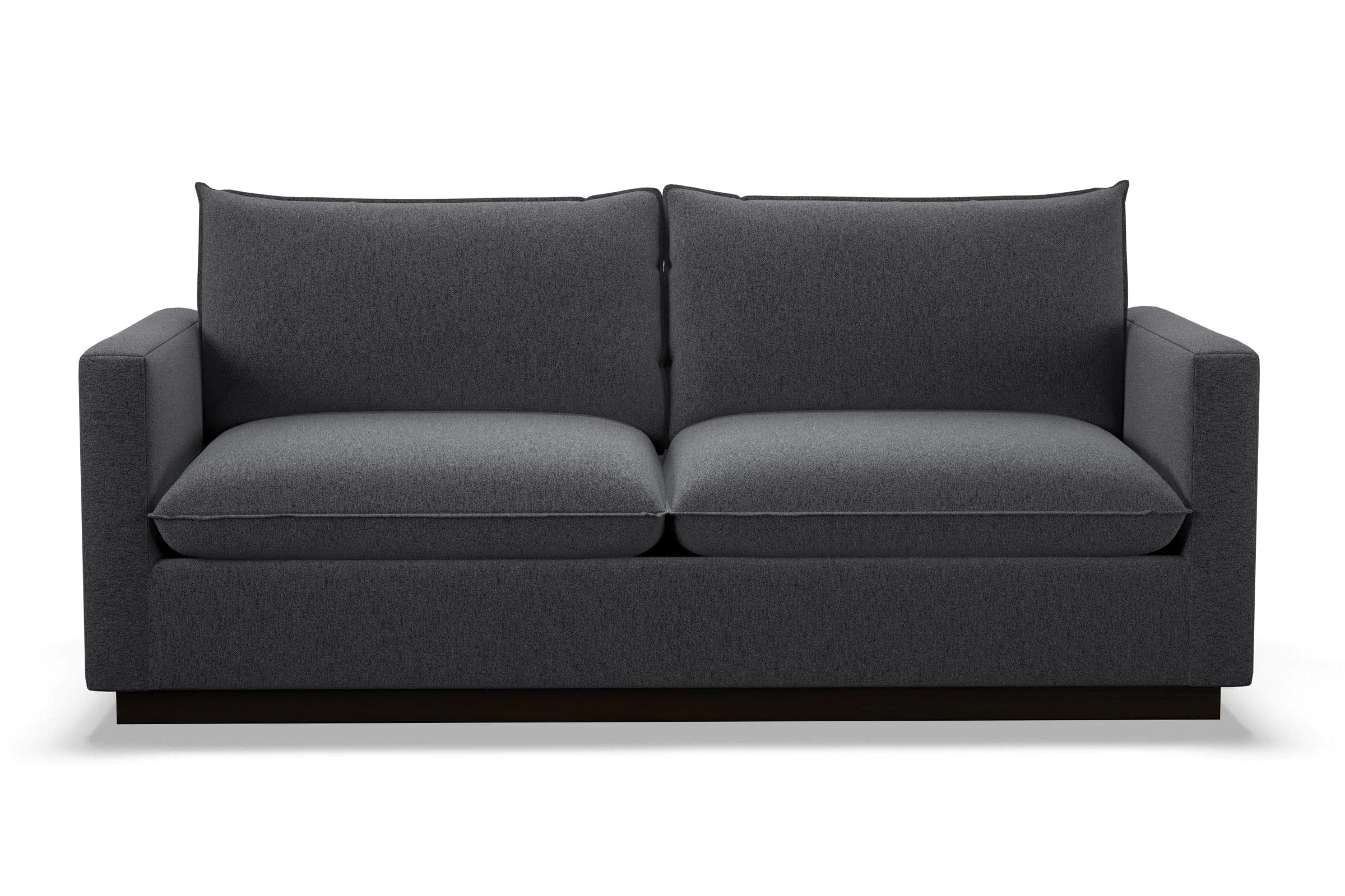 Olivia Queen Size Sleeper Sofa Bed :: Leg Finish: Espresso / Sleeper Option: Memory Foam Mattress