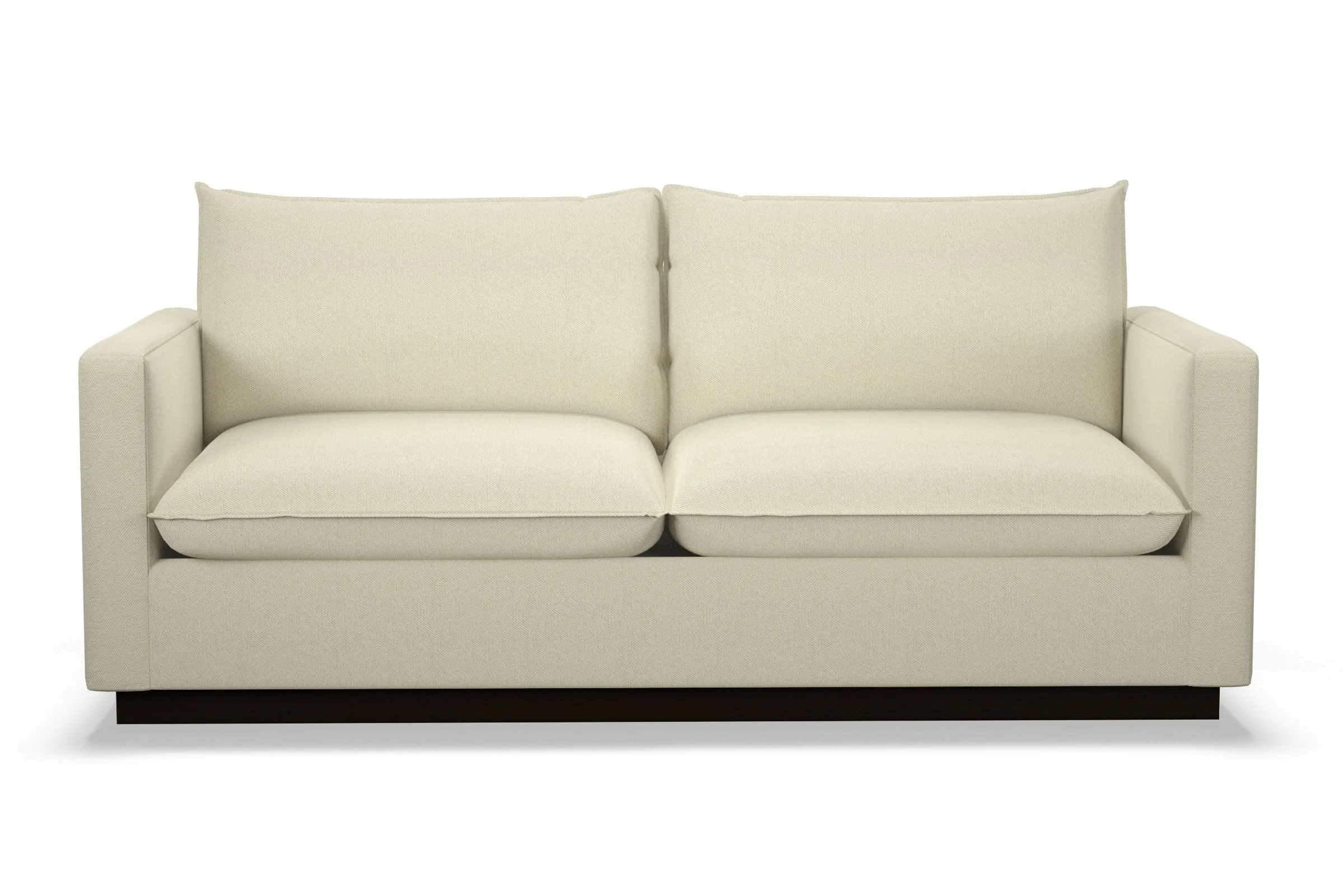 Olivia Queen Size Sleeper Sofa Bed :: Leg Finish: Espresso / Sleeper Option: Memory Foam Mattress