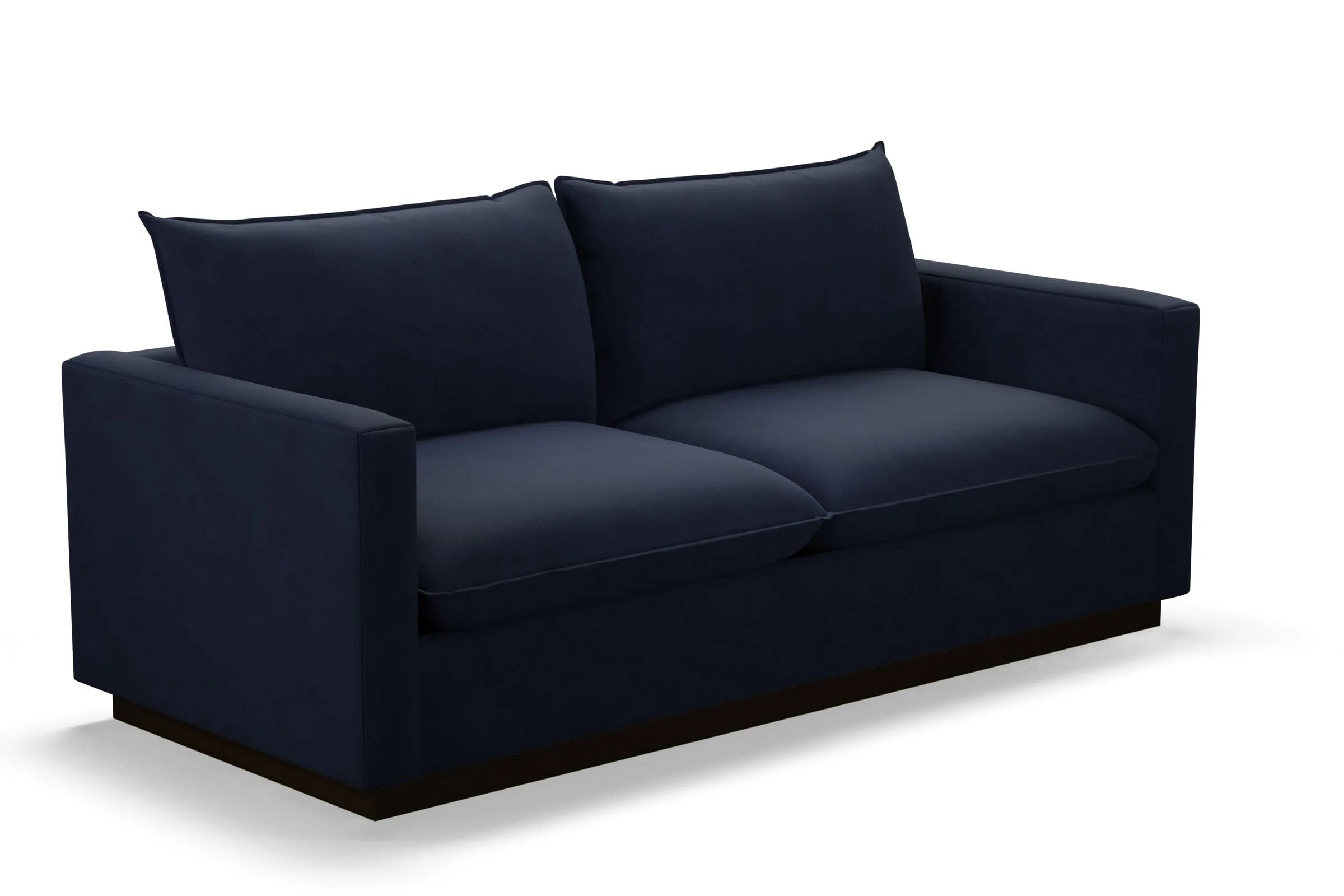 Olivia Queen Size Sleeper Sofa Bed :: Leg Finish: Espresso / Sleeper Option: Memory Foam Mattress