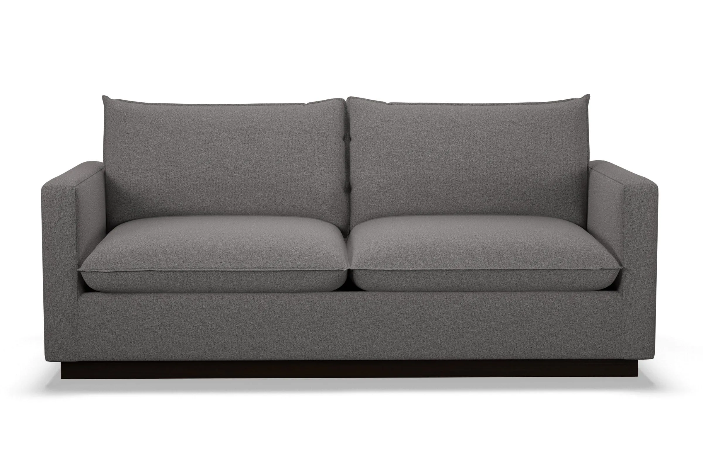 Olivia Queen Size Sleeper Sofa Bed :: Leg Finish: Espresso / Sleeper Option: Memory Foam Mattress