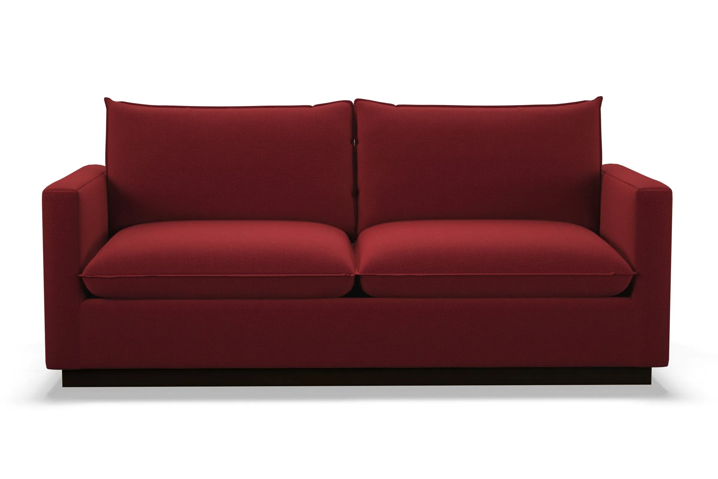 Olivia Queen Size Sleeper Sofa Bed :: Leg Finish: Espresso / Sleeper Option: Memory Foam Mattress