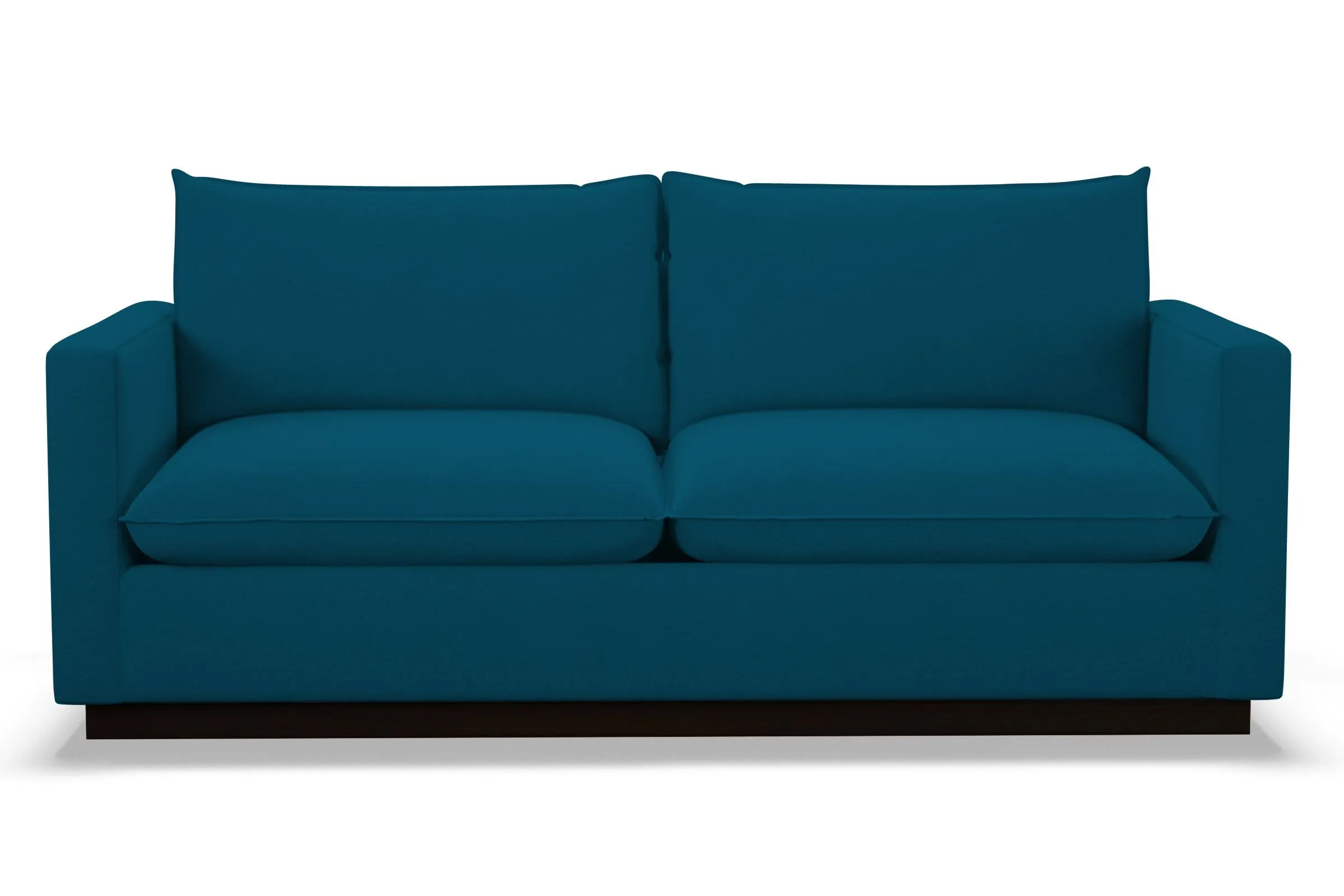 Olivia Queen Size Sleeper Sofa Bed :: Leg Finish: Espresso / Sleeper Option: Memory Foam Mattress