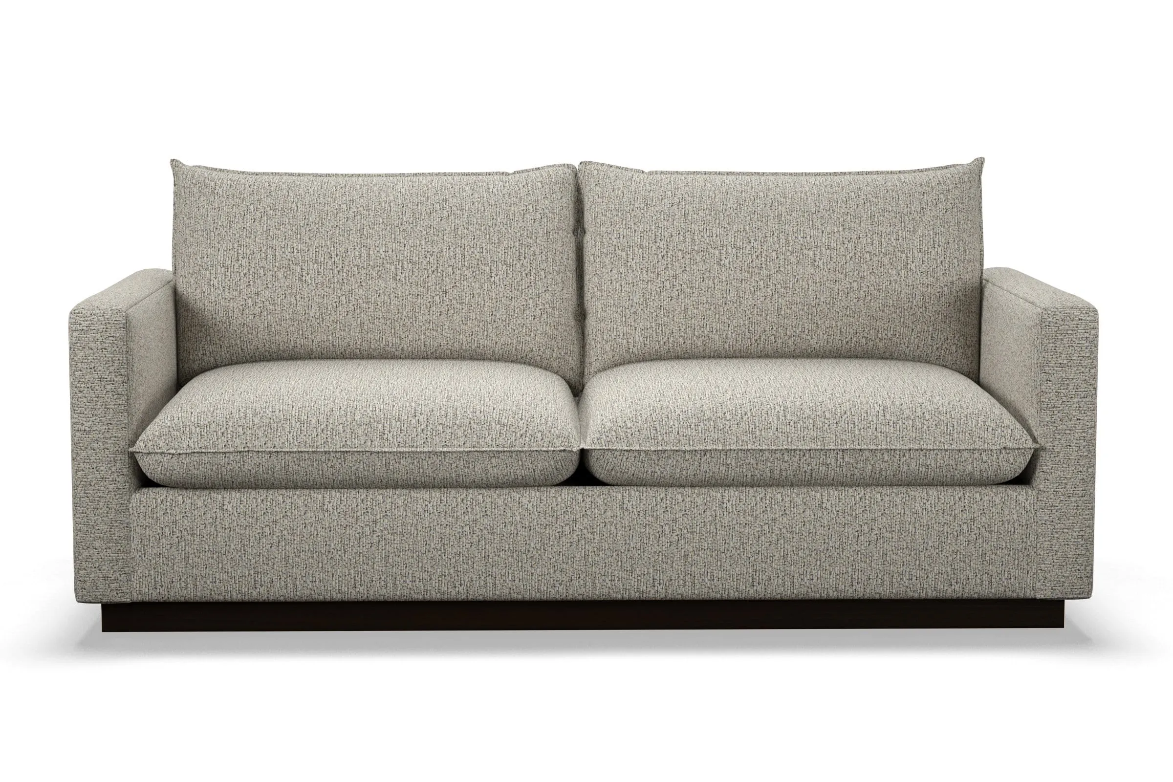 Olivia Queen Size Sleeper Sofa Bed :: Leg Finish: Espresso / Sleeper Option: Memory Foam Mattress