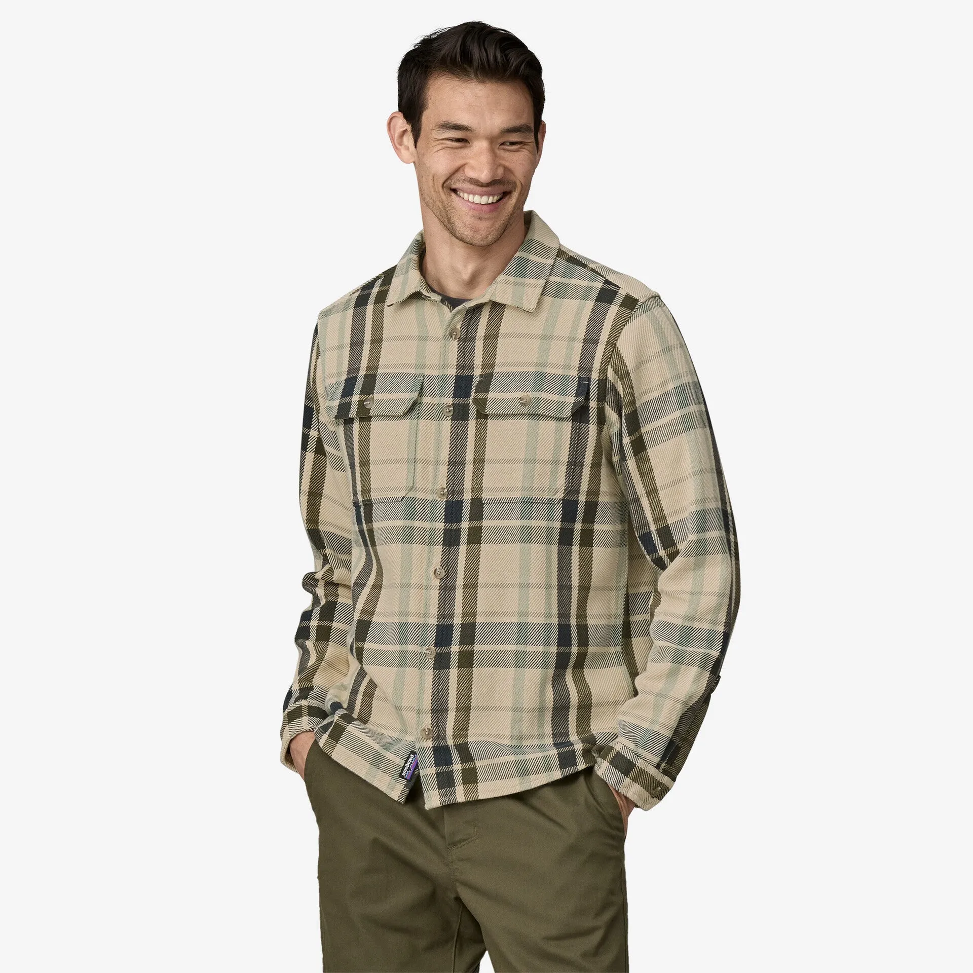 Patagonia Men's Fjord Loft Shirt - MIST NATURAL