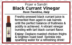 Pojeri Black Currant Vinegar 8.5oz