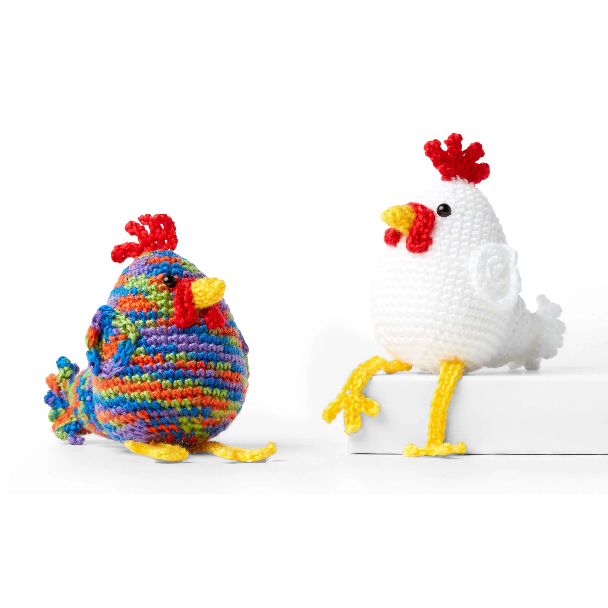 Red Heart Crochet Chicken Rooster