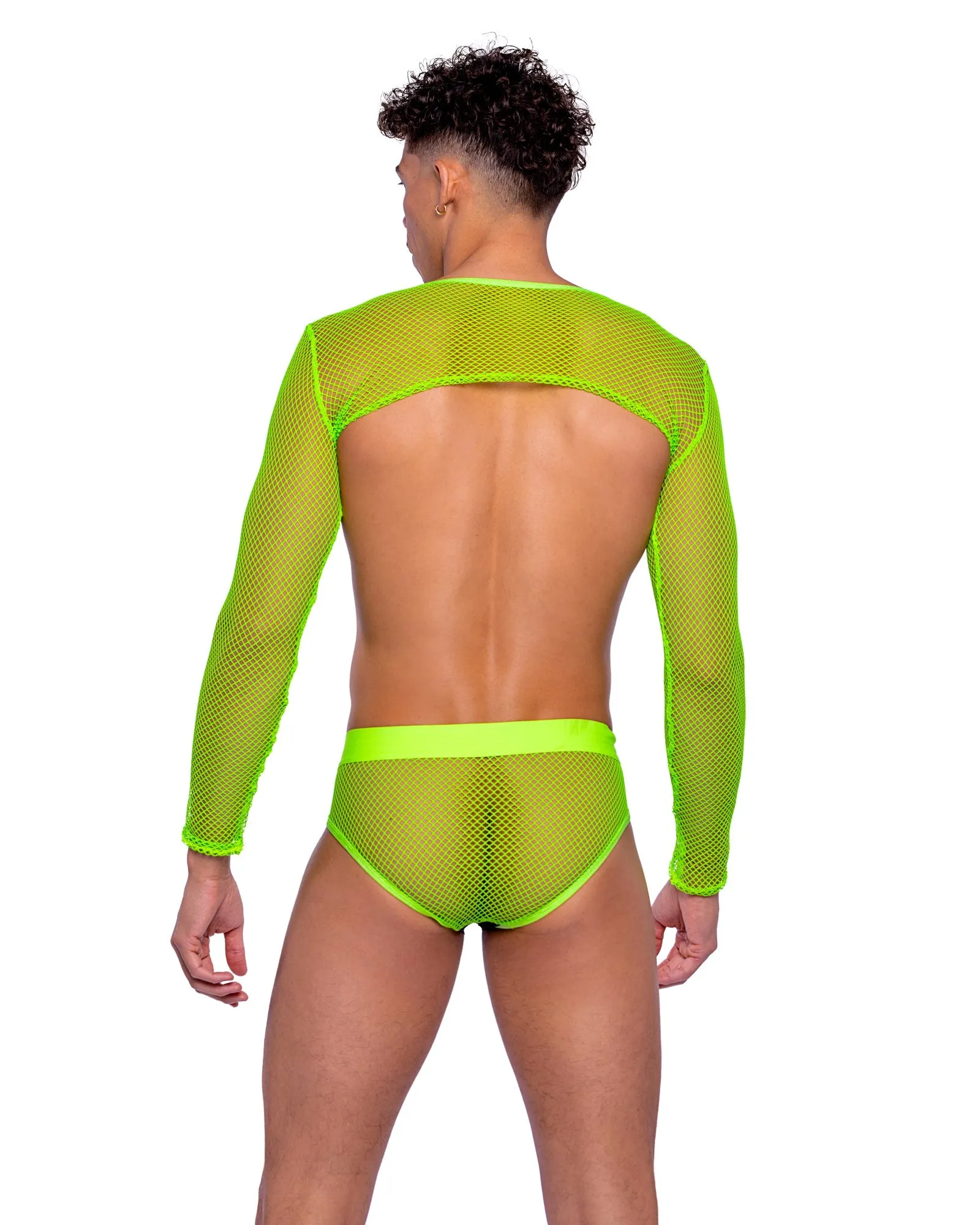 Roma Mens Rave Festival Reflective & Fishnet Briefs