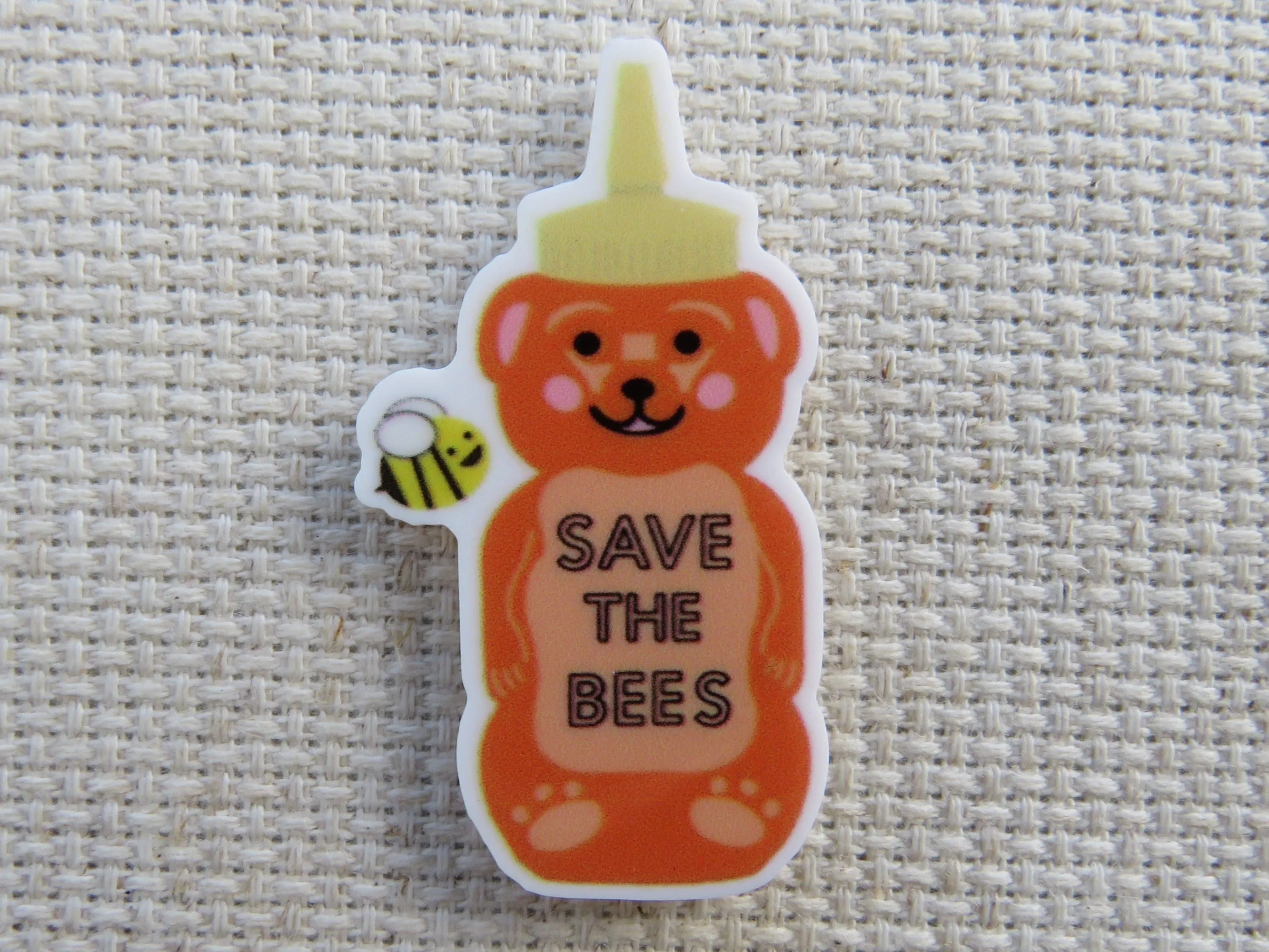 Save the Bees Honey Needle Minder, Cover Minder, Magnet