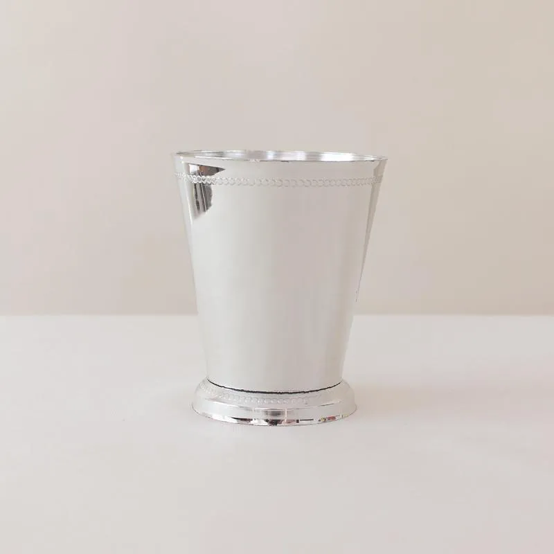 Silver 4'' Mint Julep Plastic Cup