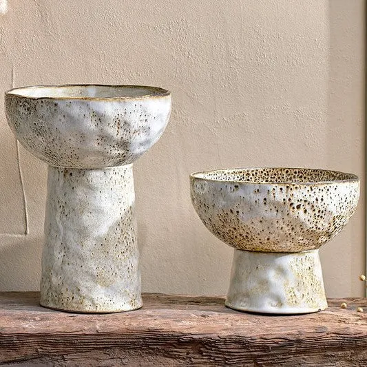 Speckle Bowl on Stand - Two Size Options