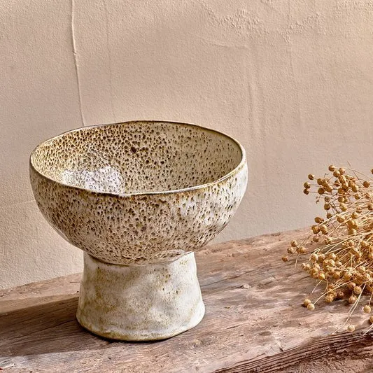 Speckle Bowl on Stand - Two Size Options